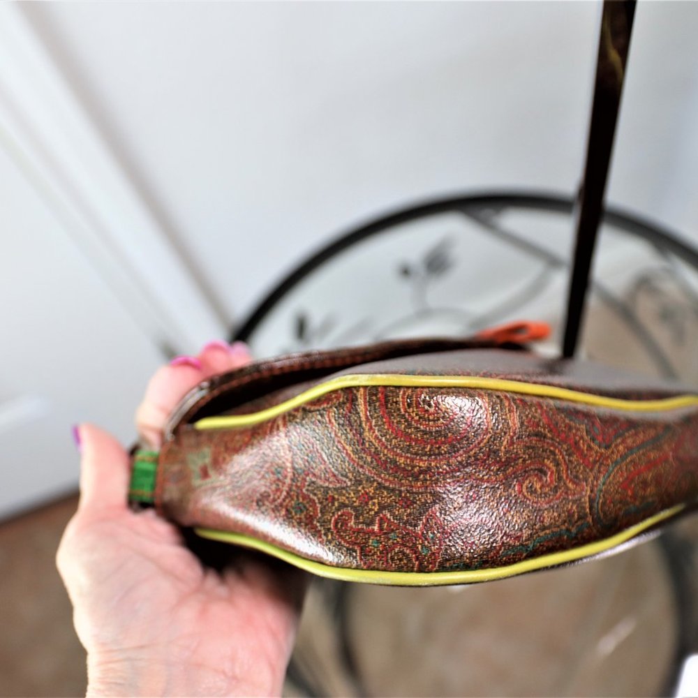SOLD ETRO Multi-color Paisley Purse - Picture 7 of 16